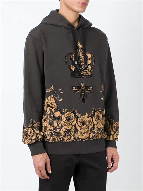 dolce gabbana bee|Dolce & Gabbana Bee And Crown Hoodie .